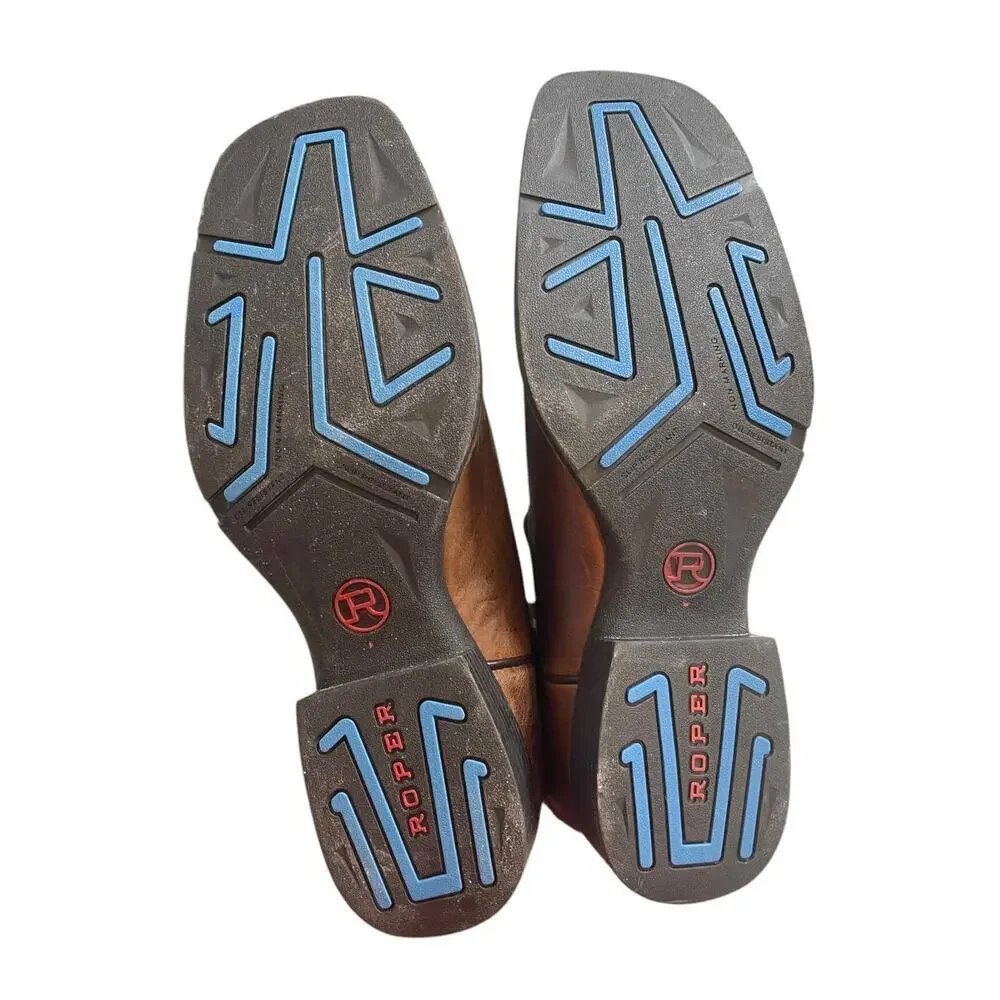 Roper Men’s Sidewinder CCS Cowboy Boots – 12EE – New With Tags